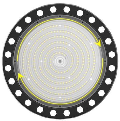 Buy Energy Saving UFO High Bay Light 100W 150W 200W 150lm/W Warehouse Industrial Lighting online manufacture